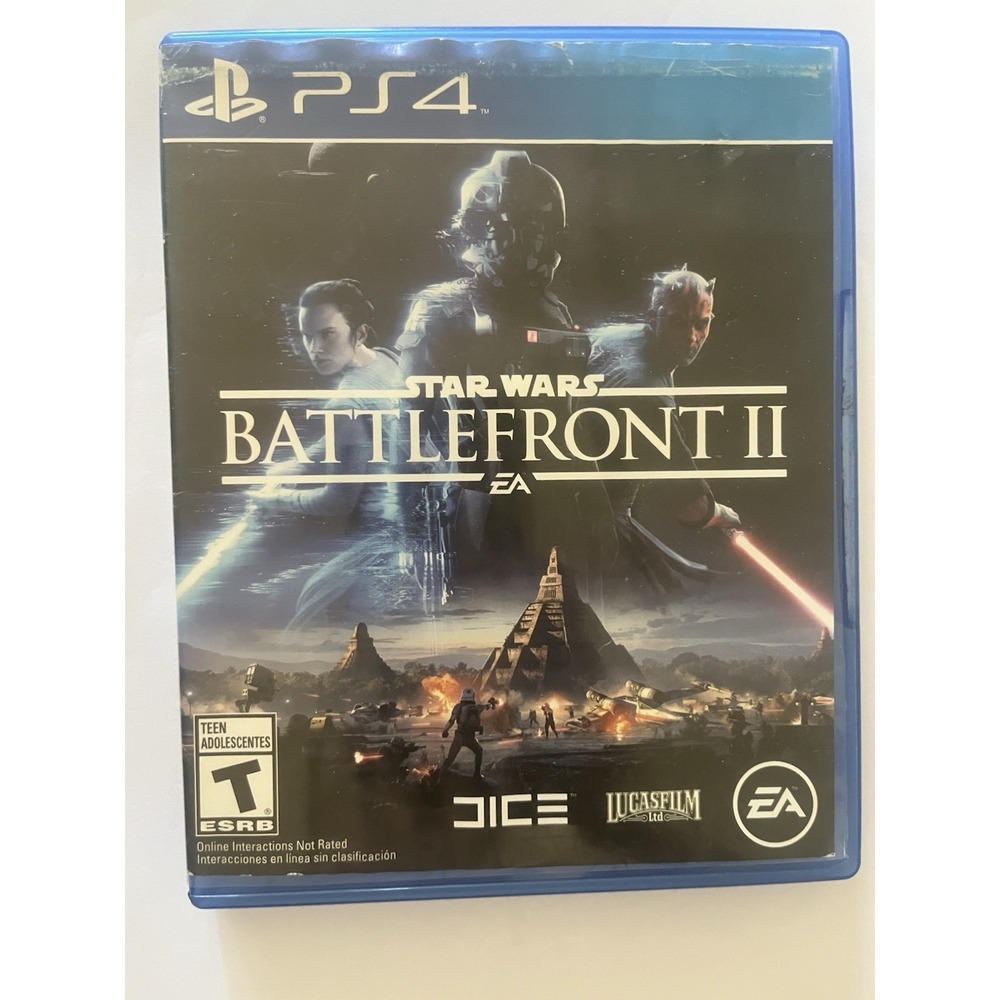 EA Star Wars Battlefront II PS4 One Size Blue Excellent Action Adventure Game